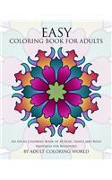 Easy Coloring Book For Adults