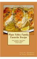Plain Folks Family Favorite Recipe-GRAY SCALE