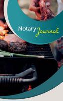 Notary Journal: 50 Pages, 5.5 X 8.5 Backyard BBQ