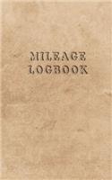 Mileage Log Book: Vehicle Journal - Gas Mileage Tracker for Work and Business - Car Counter and Logger - Pocket Size - Small - Elegant Cover with Leather effect