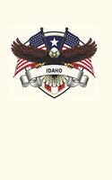 Idaho: Ruled Travel Diary Notebook or Journey Journal - Lined Trip Pocketbook for Men and Women with Lines