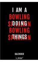 Kalender für Bowling Spieler / Bowling Spielerin