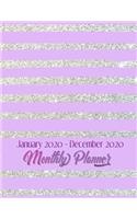 January 2020 - December 2020 Monthly Planner