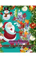 Christmas Adult Color By Numbers: a beautiful colouring book with Christmas designs on a black background, for gloriously vivid colours