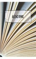 Lesotho: Ruled Travel Diary Notebook or Journey Journal - Lined Trip Pocketbook for Men and Women with Lines