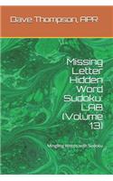 Missing Letter Hidden Word Sudoku: LAB (Volume 13): Mingling Words with Sudoku(13 Missing Letter Hidden Word)