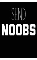 Send Noobs: Video Games Blank Notebook; Journal; Diary (6 x 9 inches, 100 pages)