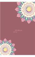 Journal Book: 6 x 9, 100 Pages, Unique Mandala Designs for Cover, Journal, Blank book, Recipe, Planner to Write in Classic Ruled Notebook Diary for Men Women Writ