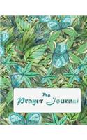 My Prayer Journal: Days of Prayer, Praise, and Cultivating an Attitude of Gratitude 8x10 with Butterfly Cover
