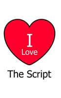 I Love The Script: Large White Notebook/Journal for Writing 100 Pages, The Script Gift for Girls, Boys, Women and Men