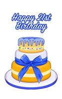 Happy 21sh Birthday: Keepsake Note Book Gift for Birthday Presents
