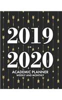 2019-2020 Academic Planner Weekly and Monthly