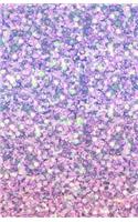 Glitter Notebook Pink Purple