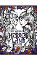 Adult Coloring Book Horror Land