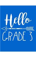 Hello Grade 3: Composition Notebook Journal