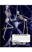 Skeleton Science Lab Dot Grid Composition Notebook 200 7.44" x 9.69" Pages