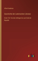 Geschichte der Lateinischen Literatur