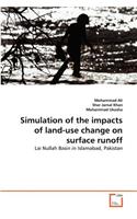 Simulation of the impacts of land-use change on surface runoff