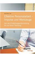 Effektive Personalarbeit - Impulse und Werkzeuge
