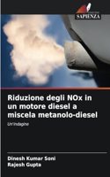 Riduzione degli NOx in un motore diesel a miscela metanolo-diesel