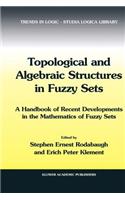 Topological and Algebraic Structures in Fuzzy Sets