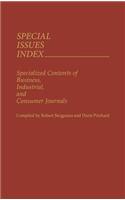 Special Issues Index