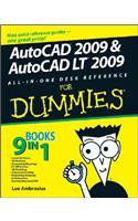 AutoCAD 2009 and AutoCAD LT 2009 All-In-One Desk Reference for Dummies