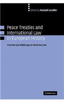 Peace Treaties and International Law in European History