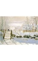 Monet Magpie Boxed Holiday Full Notecards