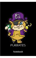 Notebook - Purrates: Pirate Cats Notepad