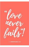 Love Never Fails