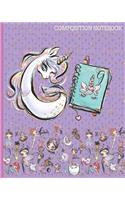 G Composition Notebook: Monogrammed Initial Primary School Wide Ruled Interior Notebook