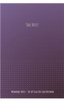 The 6x9 Lilac Dot Grid Notebook - Take Note!