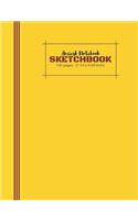 Amiesk Notebook - Sketch Book - 140 pages (7.44 x 9.69 inch)
