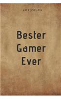 Bester Gamer Ever Notizbuch