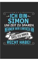 Ich bin Simon Um Zeit zu sparen nehmen wir einfach an dass ich immer Recht habe!