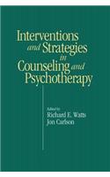 Intervention & Strategies in Counseling and Psychotherapy