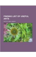 Finding List of Useful Arts