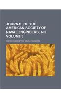 Journal of the American Society of Naval Engineers, Inc Volume 3: (English)