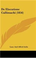 de Elocutione Callimachi (1856)