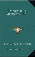 Employment Methods (1920)