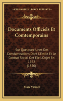 Documents Officiels Et Comtemporains