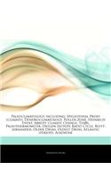 Articles on Paleoclimatology, Including: Speleothem, Proxy (Climate), Dendroclimatology, Pollen Zone, Heinrich Event, Abrupt Climate Change, Tex86, Paleothermometer, Oxygen Isotope Ratio Cy