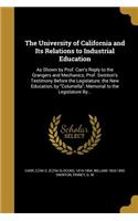 The University of California and Its Relations to Industrial Education