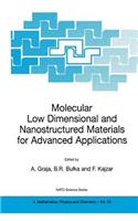 Molecular Low Dimensional and Nanostructured Materials for Advanced Applications