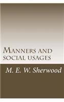 Manners and social usages