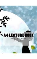 A4 Lecture Book 150 Lined Pages 8.5" x 11": Mystical Design