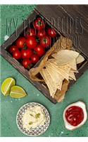 My Tasty Recipes: 110 Pages, 6" x 9" - Blank Recipe Book to Write In -Collect the Recipes You Love in Your Own Custom Cookbook- Ingredients Cover Vol.94(98 Recipes Blank)