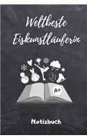 Weltbeste Eiskunstläuferin Notizbuch