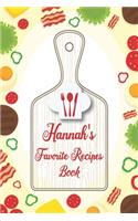 Hannah's Favorite Recipes Book